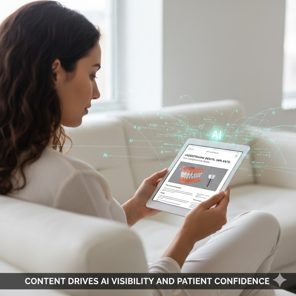 Content Drives AI Visibility and Patient Confidence