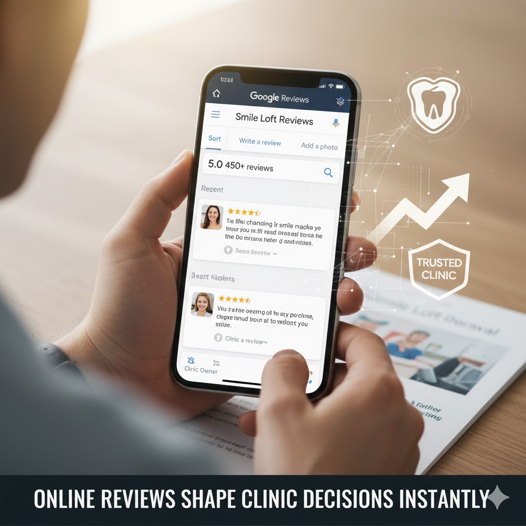Online Reviews Shape Clinic Decisions Instantly