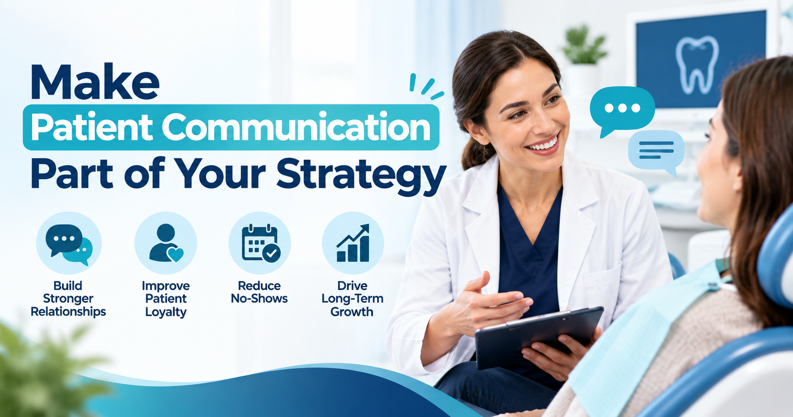 Share helpful dental tips and clear treatment information regularly.